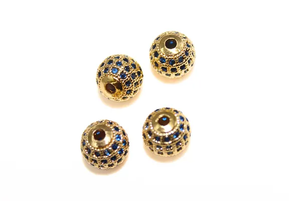 Dark_Navy_Blue_and_Golden_Cubic_Zirconia_Ball_Beads_for_Jewellery_Making_|_4mm_/_6mm_/_8mm_/_10mm_|_Pack_of_10