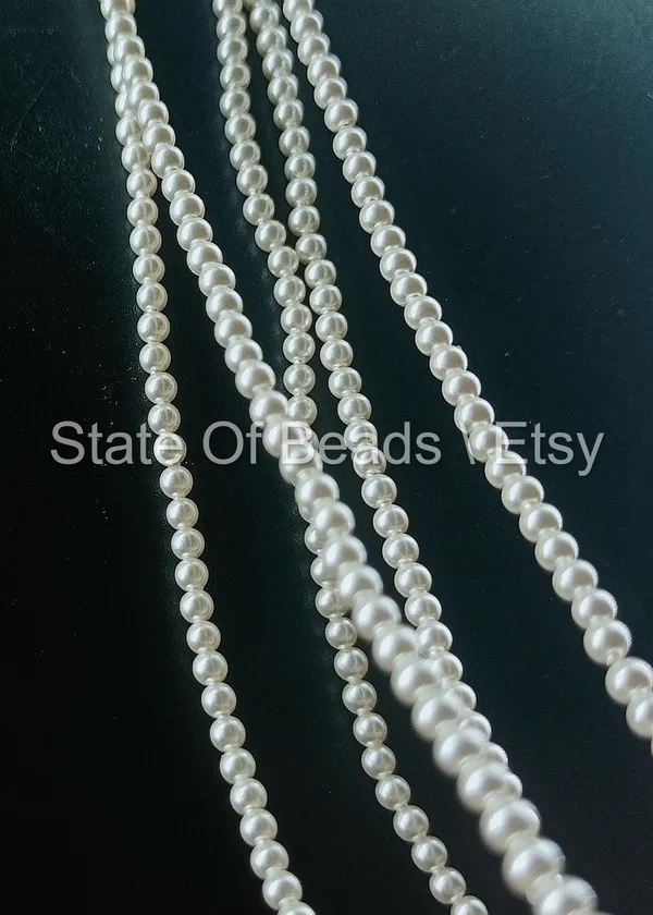 Genuine_Swarovski_Golden_Crystal_Pearl_Beads_|_Pack_of_5_line_|_2mm_to_8mm_available