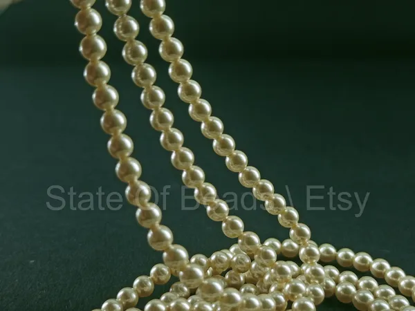 Genuine_Swarovski_Golden_Crystal_Pearl_Beads_|_Pack_of_5_line_|_2mm_to_8mm_available