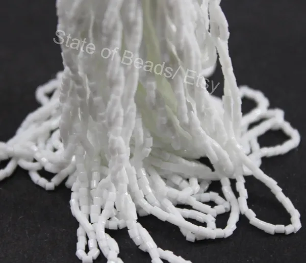 White_Chalk_Glass_Seed_Beads_|_2mm_|_1_Bunch
