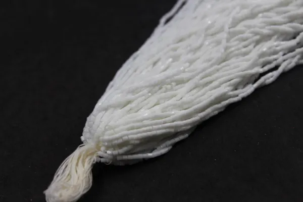 White_Chalk_Glass_Seed_Beads_|_2mm_|_1_Bunch