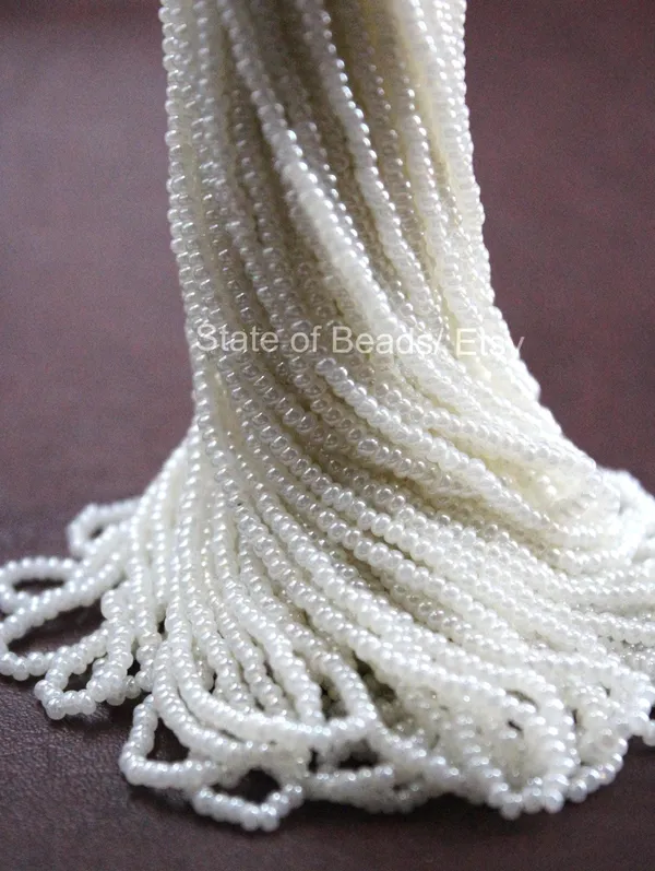 White_Glass_Seed_Beads_|_2mm_|_1_Bunch