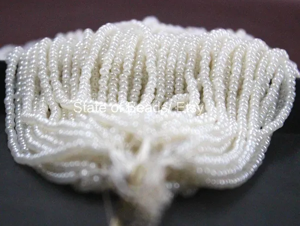 White_Glass_Seed_Beads_|_2mm_|_1_Bunch