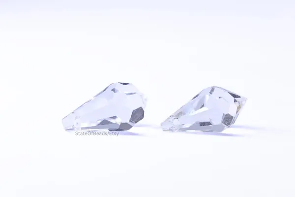 Genuine_Swarovski_White_Teardrop_Charm_Beads_|_22mm_|_4_Pcs