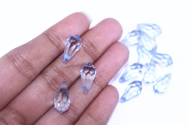 Genuine_Swarovski_Blue_Teardrop_Charm_Beads_|_13mm_|_4_Pcs