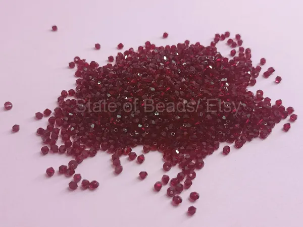 Genuine_Swarovski_Multicolour_Bicone_Crystal_Beads_|_3mm_|_36_Pcs