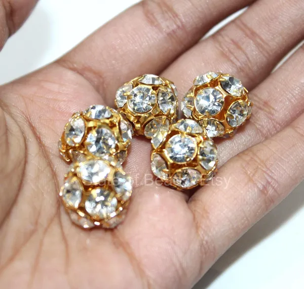 Genuine_Swarovski_Crystal_Rhinestones_Ball_with_Golden_Polish_|_18mm_|_Pack_of_8