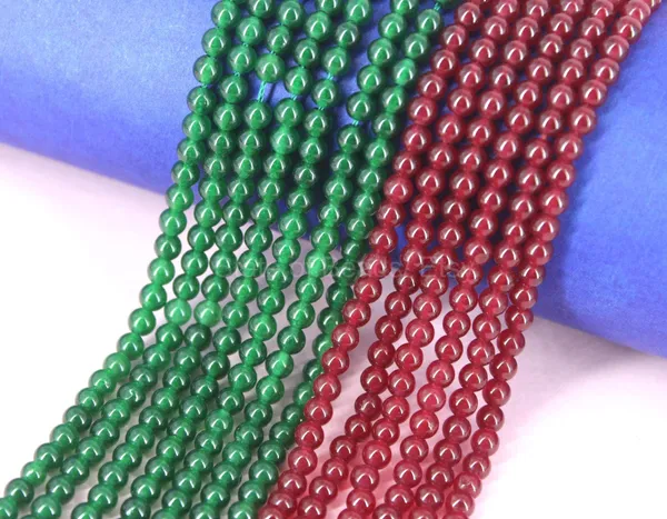 Green_and_Red_Jade_Round_Beads_for_Jewellery_Making_|_4mm_/_6mm_/_8mm_|_Pack_of_2_Strands_(1_Green_+_1_Red)