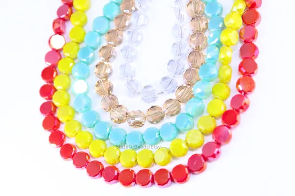 Multi_Colour_Glass_Spacer_Beads_|_6mm_|_Pack_of_5