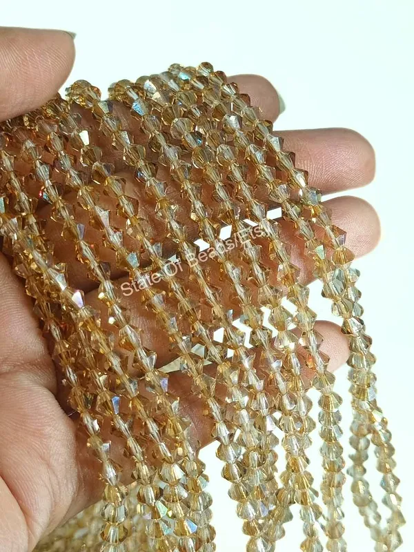 Genuine_Swarovski_Golden_Bicone_Crystal_Beads_|_4mm_|_36_Pcs
