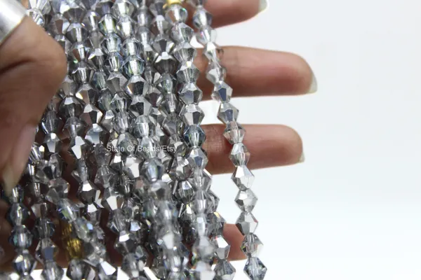 Genuine_Swarovski_Grey_Bicone_Crystal_Beads_|_5mm_|_36_Pcs