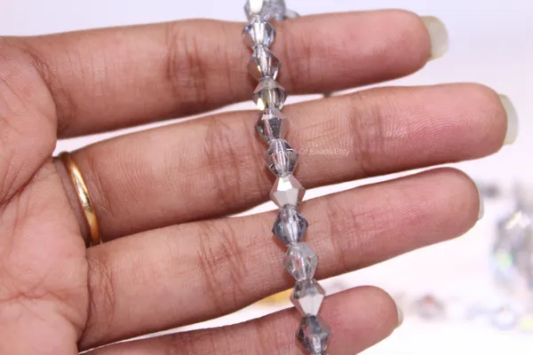 Genuine_Swarovski_Grey_Bicone_Crystal_Beads_|_5mm_|_36_Pcs