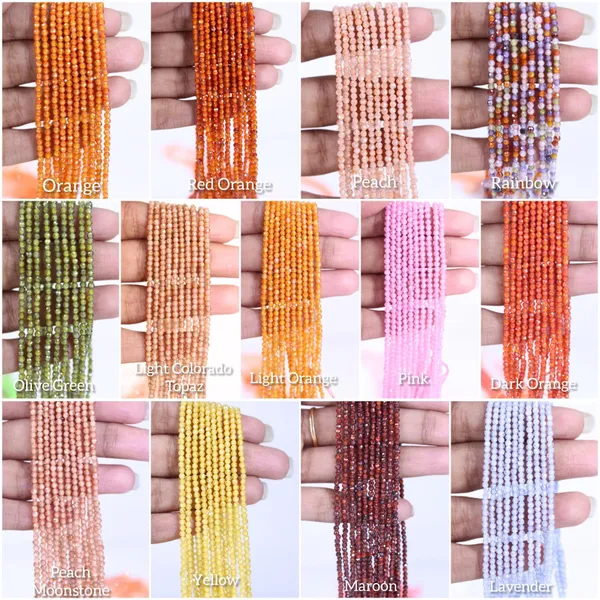 Orange_Cubic_Zirconia_Glass_Beads_|_2mm_|_2_strands_(15_Inches_Length_each)