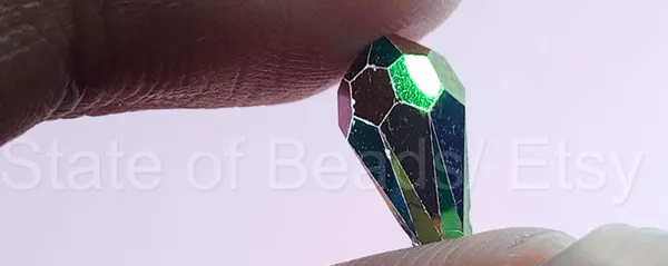 Swarovski_Blue_Teardrop_Drop_Charms_11_5.5Mm_Side_Drill_|_4_Pieces