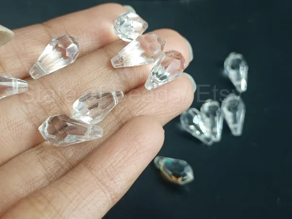 Genuine_Swarovski_White_Teardrop_Charm_Beads_|_5.5mm_|_4_Pcs