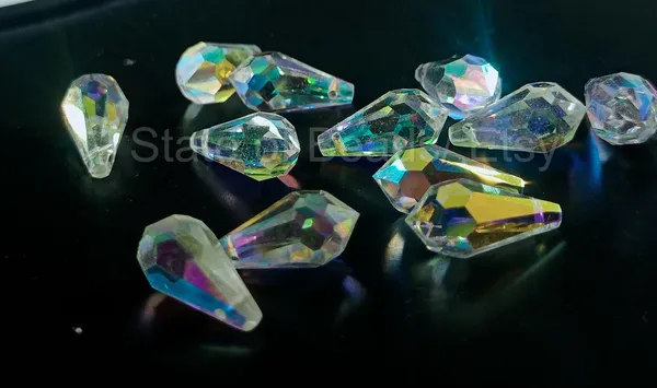Genuine_Swarovski_Multicolour_Teardrop_Charm_Beads_|_7.5mm_|_4_Pcs