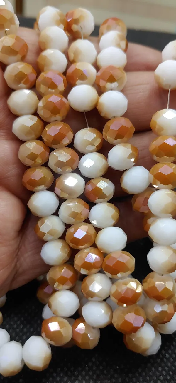 White_and_Brown_Faceted_Rondelle_Glass_Beads_for_Jewellery_Making_|_6mm_/_8mm_/_10mm_/_12mm_|_Pack_of_3_Strands