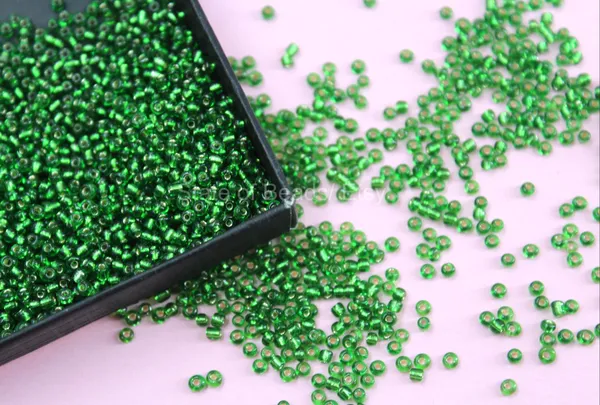 Dark_Green_Glass_Seed_Beads_|_2mm_|_1_Bunch