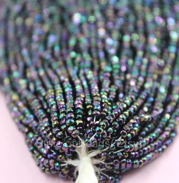 Gray_Metallic_Glass_Seed_Beads_|_2mm_|_1_Bunch
