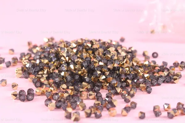 Swarovski_Crystal_Dorado_Bicone_Beads_4mm_|_36_Pieces