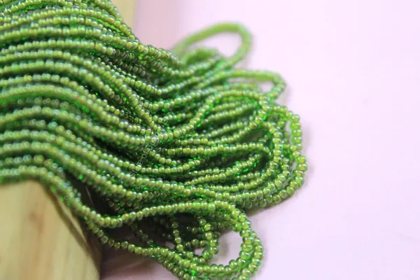 Green_Colour_Lined_Glass_Seed_Beads_|_2mm_|_1_Bunch