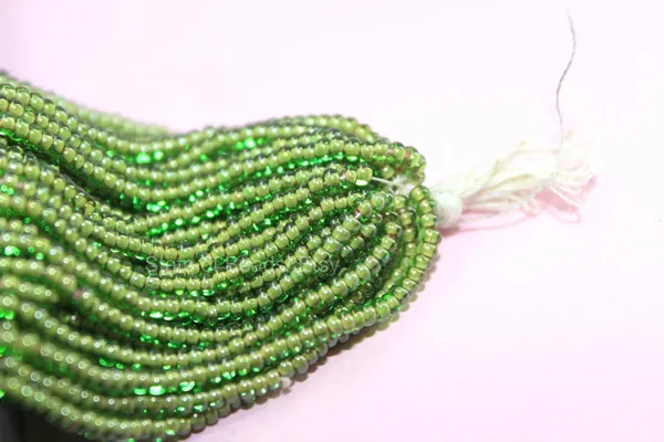 Green_Colour_Lined_Glass_Seed_Beads_|_2mm_|_1_Bunch