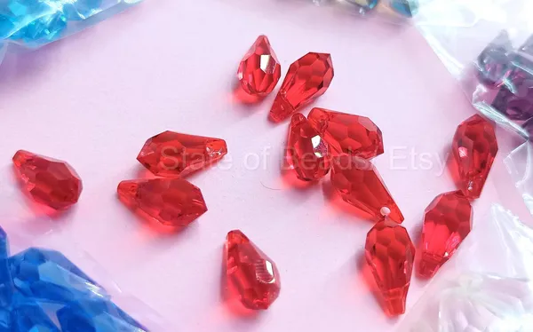 Genuine_Swarovski_Red_Crystal_Beads_|_13x6.5mm_|_Pack_of_4