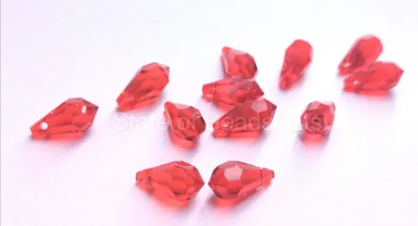 Genuine_Swarovski_Red_Crystal_Beads_|_13x6.5mm_|_Pack_of_4