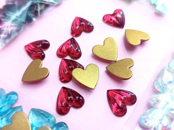 Genuine_Swarovski_Red_Flatback_Crystal_Rhinestones_|_10mm_|_6_Pcs_|_Sticking_Purpose