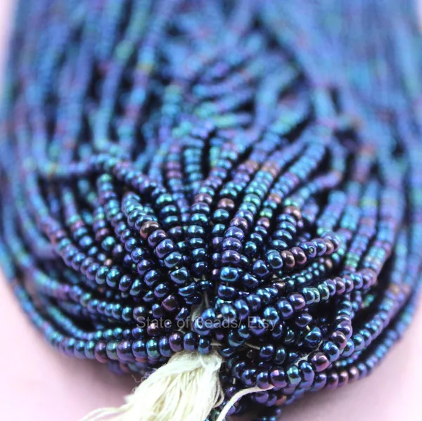 Blue_Metallic_Glass_Seed_Beads_|_2mm_|_1_Bunch
