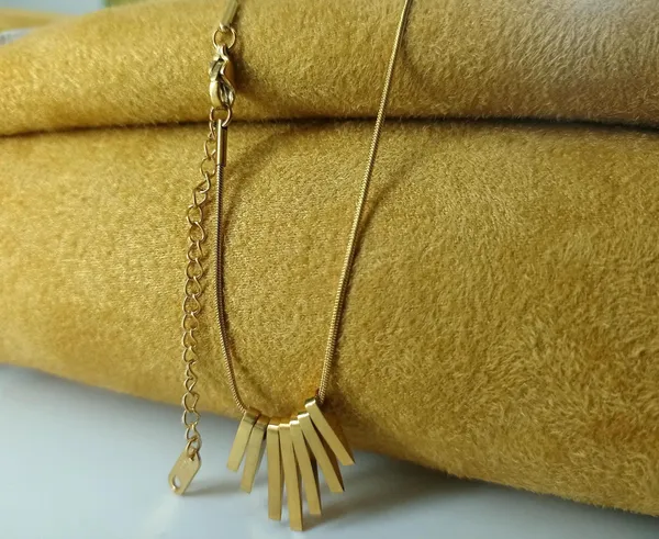 18K_Gold_Plated_Snake_Chain_Necklace__|_1_Piece