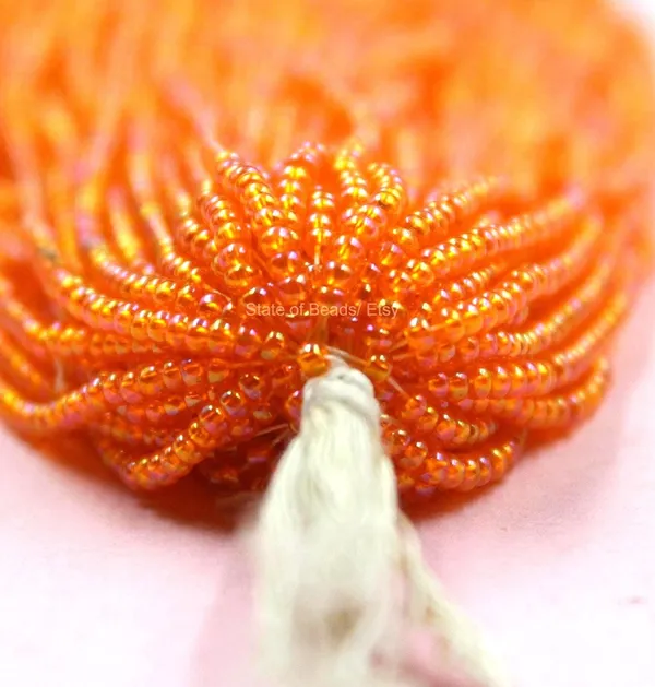 Orange_Ab_Glass_Seed_Beads_|_2mm_|_1_Bunch