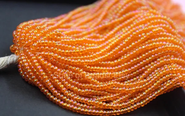 Orange_Ab_Glass_Seed_Beads_|_2mm_|_1_Bunch