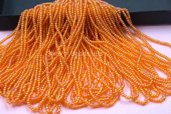 Orange_Ab_Glass_Seed_Beads_|_2mm_|_1_Bunch