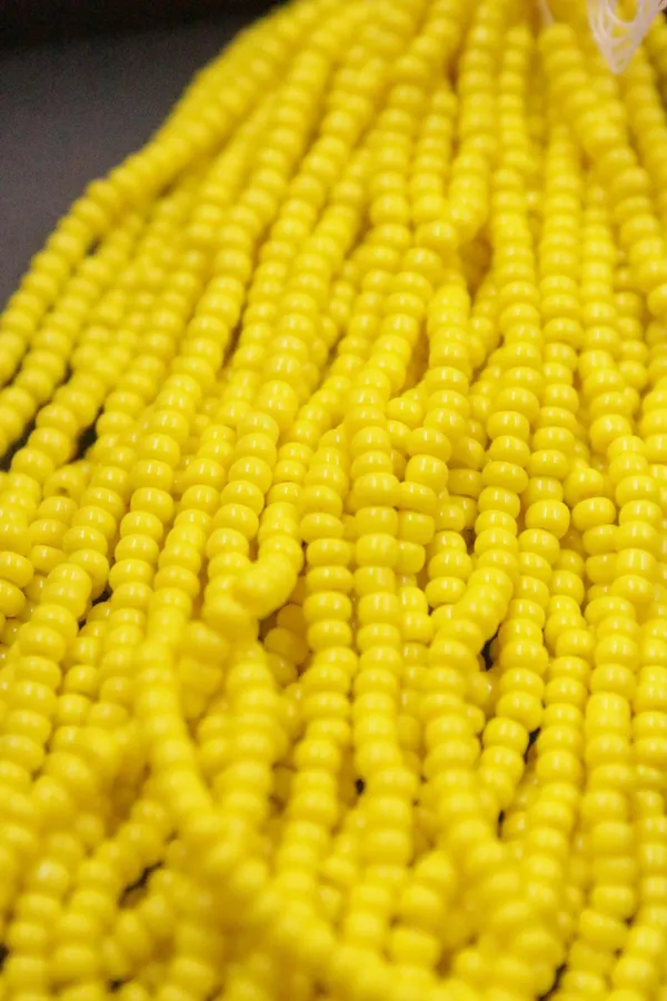 Yellow_Opaque_Glass_Seed_Beads_|_3mm_|_1_Bunch