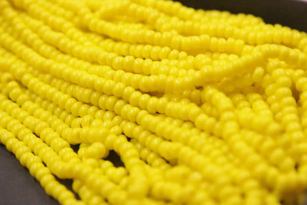 Yellow_Opaque_Glass_Seed_Beads_|_3mm_|_1_Bunch