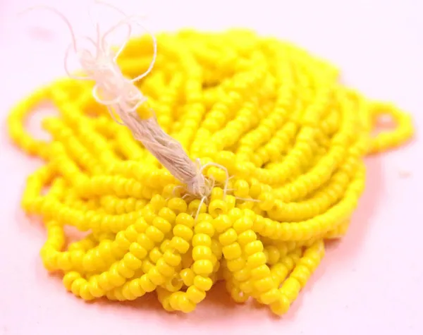 Yellow_Opaque_Glass_Seed_Beads_|_3mm_|_1_Bunch