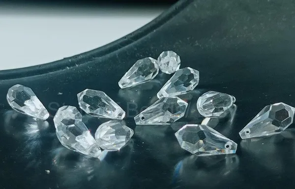 Genuine_Swarovski_Transparent_Teardrop_Charm_Beads_|_7.5mm_|_4_Pcs