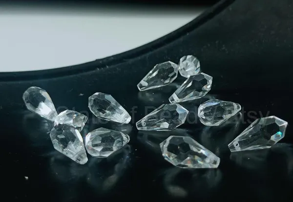Genuine_Swarovski_Transparent_Teardrop_Charm_Beads_|_7.5mm_|_4_Pcs