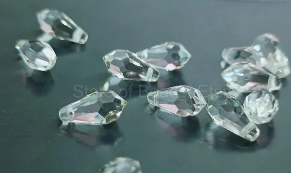 Genuine_Swarovski_Transparent_Teardrop_Charm_Beads_|_6.5mm_|_4_Pcs