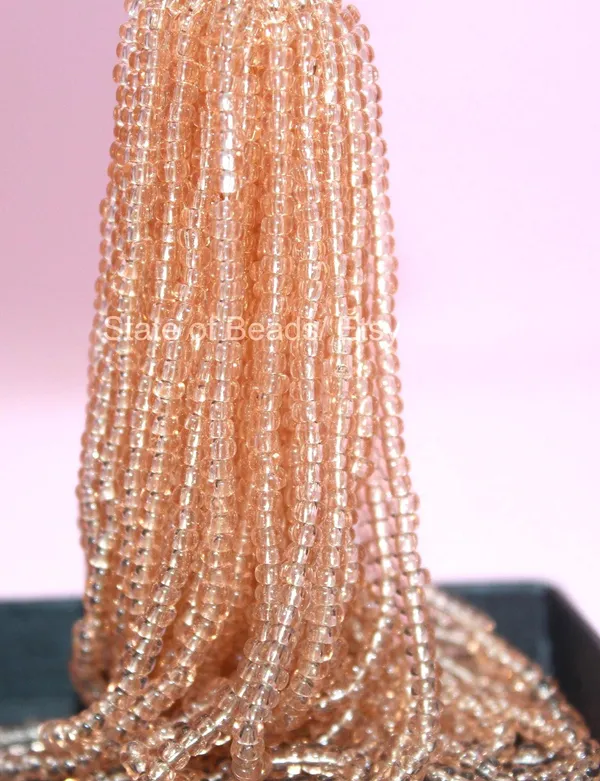 Peach_Transparent_Glass_Seed_Beads_|_3mm_|_1_Bunch