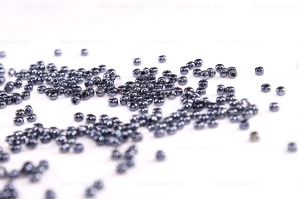 Green_Metallic_Glass_Seed_Beads_|_2mm_|_1_Bunch