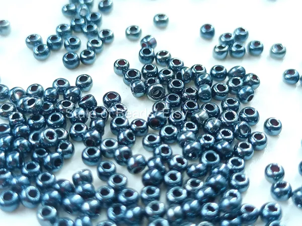 Green_Metallic_Glass_Seed_Beads_|_2mm_|_1_Bunch