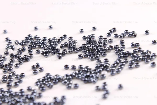 Green_Metallic_Glass_Seed_Beads_|_2mm_|_1_Bunch
