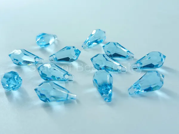 Genuine_Swarovski_Sky_Blue_Teardrop_Charm_Beads_|_7.5mm_|_4_Pcs