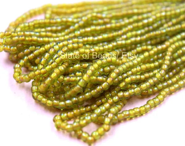 Yellow_Colour-Lined_Glass_Seed_Beads_|_3mm_|_1_Bunch