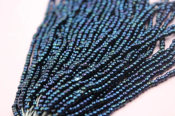 Blue_Metallic_Glass_Seed_Beads_|_3mm_|_1_Bunch
