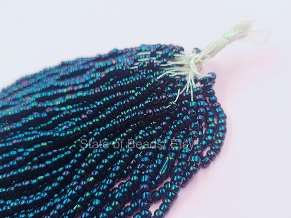 Blue_Metallic_Glass_Seed_Beads_|_3mm_|_1_Bunch