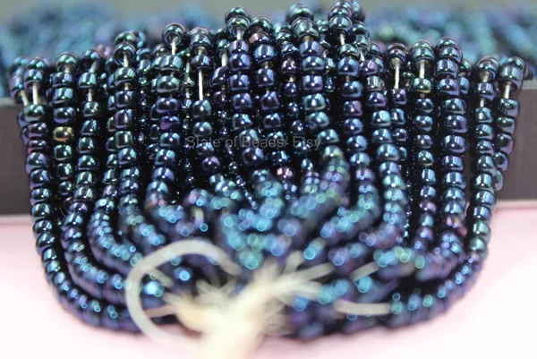 Blue_Metallic_Glass_Seed_Beads_|_3mm_|_1_Bunch