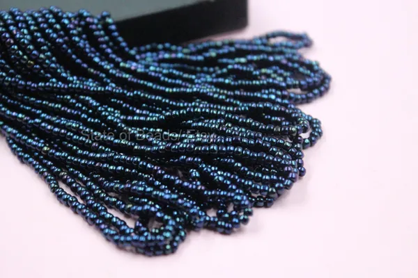 Blue_Metallic_Glass_Seed_Beads_|_3mm_|_1_Bunch